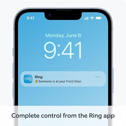Ring Battery Video Doorbell (2024 release) | DIY Wireless Video Doorbell Camera I Head-To-Toe View, HD Video | Easy to install (5 min) | With Built-in Battery I 30-day free trial of Ring Home