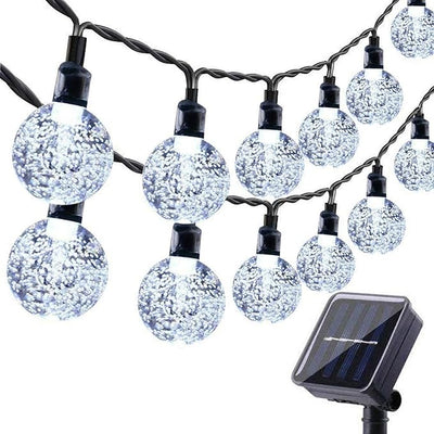 olar Garden Lights Outdoor, 36ft 60 LED Solar String Lights Waterproof, Solar Powered Crystal Ball